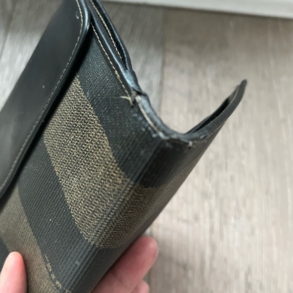 Fendi Vintage Pequin Stripe Bi-Fold Wallet - Picture 6 of 9